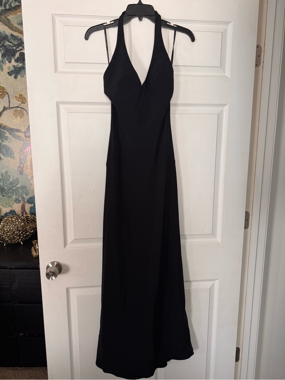 Classic Black Halter Maxi Dress - Timeless Evening Gown